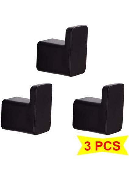 Robe Kanca Duvara Monte Banyo Havlu Kanca Siyah Alüminyum Bağbozumu Ceket Kanca Askı Tek Dekoratif Çanta Anahtar Şapka Giysi Raf | Robe Hooks (Yurt Dışından)