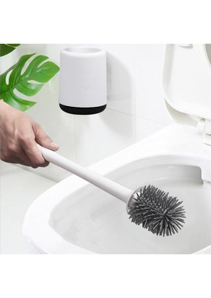 Silikon Tuvalet Fırçası Taban Ayakta Duvara Monte Baz Temizleme Fırçası Tuvalet Banyo Aksesuarları Seti Ev Gereçleri | Banyo Aksesuarları Setleri (Yurt Dışından) fiyatları
