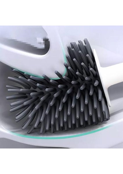 Silikon Tuvalet Fırçası Taban Ayakta Duvara Monte Baz Temizleme Fırçası Tuvalet Banyo Aksesuarları Seti Ev Gereçleri | Banyo Aksesuarları Setleri (Yurt Dışından) modelleri