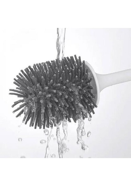 Silikon Tuvalet Fırçası Taban Ayakta Duvara Monte Baz Temizleme Fırçası Tuvalet Banyo Aksesuarları Seti Ev Gereçleri | Banyo Aksesuarları Setleri (Yurt Dışından) fırsatları