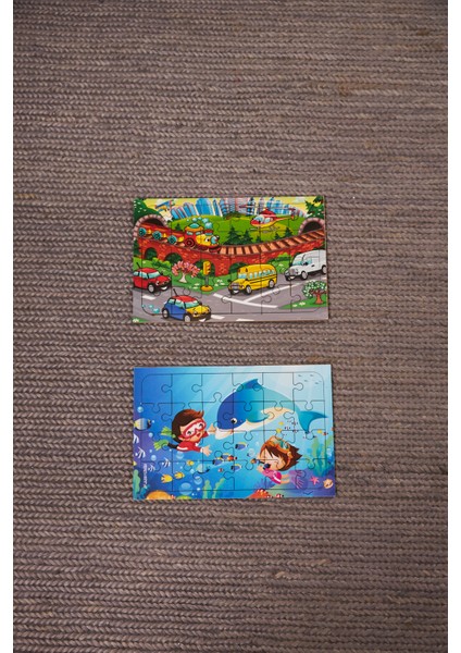 Okul Öncesi Başlangıç Yapboz Taşıtlar Ve Dalgıçahşap Puzzle Set fırsatları