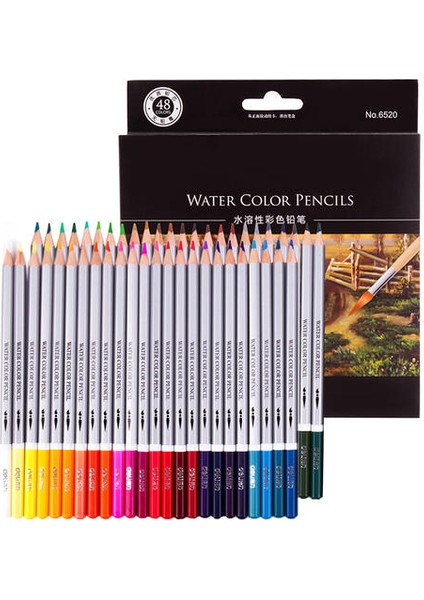 48 Paket Suluboya Kalemler, Suluboya Kalem Sanat Seti, Suluboya, Çizim, Sanat, 3mm Çekirdekli, 48 Sayısı (6520) | Suluboya Kalemler | Kalem Kalem Kalemler Suluboya (Yurt Dışından) fiyatları