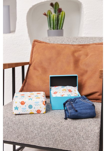 Hediye Paketleme Kağıdı,çocuk Eşya Paketleme: 20 Adet Yüksek Kaliteli Özel Baby Baskılı Ambalaj Kağıdı 110GR. Parlak Kuşe Kağıtlarımızla Şık Hediyeler Hazırlayın 24*34CM