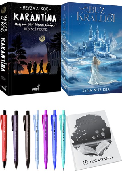 Buz Krallığı - Karantina 5 + Kalem + Not Defteri