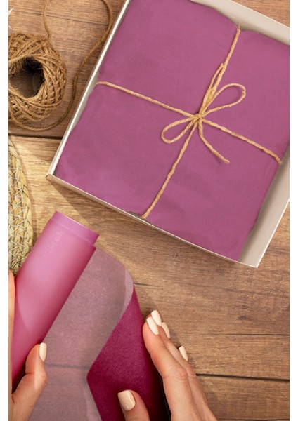 Hediye Paketleme Kağıdı:30 Adet Yüksek Kaliteli Pembe Zemin Baskılı 17GR. Pelur Kağıtlarımızla Şık Hediyeler Hazırlayın 24X34CM