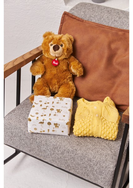 Hediye Paketleme Kağıdı,bebek Eşya Paketleme: 30 Adet Yüksek Kaliteli Özel Gold Bebek Baskılı Ambalaj Kağıdı 110GR. Parlak Kuşe Kağıtlarımızla Şık Hediyeler Hazırlayın 34*48CM