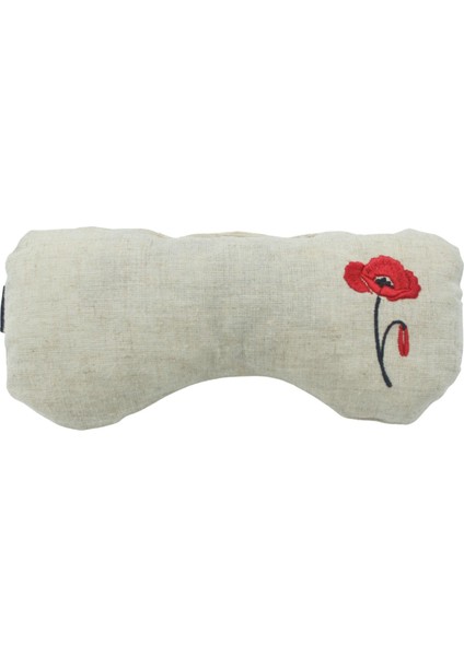 Gelincik Nakışlı Lavanta Göz Bandı