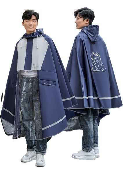 Bisiklet Yağmurluğu, Elektrikli Araç, Akülü Araç, Erkek ve Kadın Dikiz Aynası, Kalınlaştırılmış ve Uzatılmış, Tam Gövdeli, Şiddetli Yağmura Dayanıklı Bisiklet Pançosu (Yurt Dışından)