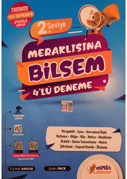 Günay Yayınları Meraklısına BİLSEM 4'lü Deneme