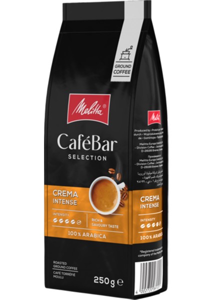 Cafebar Selection Crema Intense Öğütülmüş Kahve 250gr