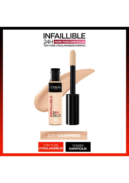 Infaillible Tüm Yüze Uygulanabilir Kapatıcı 327 Cashmere Concealer