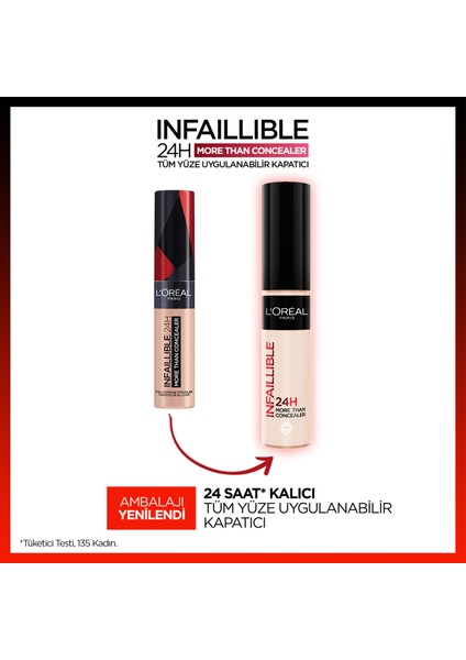 Infaillible Tüm Yüze Uygulanabilir Kapatıcı 322 Ivory Concealer