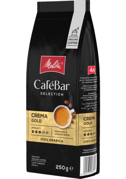 Cafebar Selection Crema Gold Öğütülmüş Kahve 250GR