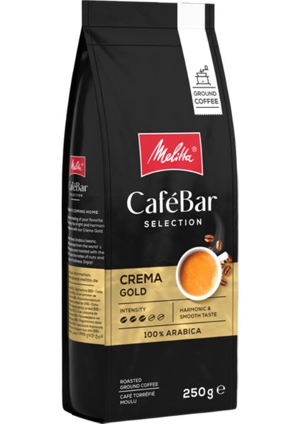 Cafebar Selection Crema Gold Öğütülmüş Kahve 250GR