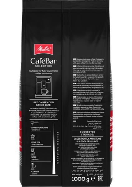 Cafebar Selection Espresso Classic Çekirdek Kahve 1kg