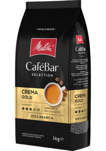 Cafebar Selection Crema Gold Çekirdek Kahve 1kg