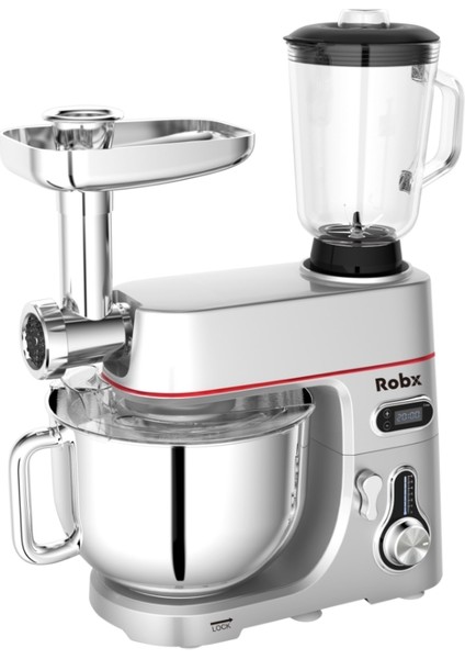 SR50 Döküm Gövde 7 Litre Içli Köfte Hamur Yoğurma Kıyma Çekme Erişte Blender Çıpıcı mixer Set
