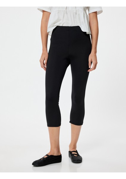 Kapri Pantolon Skinny Standart Bel