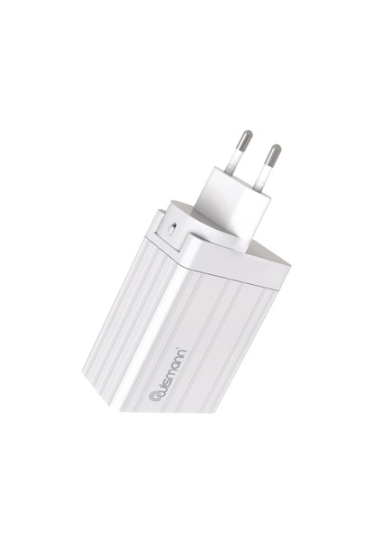 100W Usb-C Güç Adaptörü 4 Port Gan (Akım Korumalı) Type-C Hızlı iPhone & Android & iPad & Macbook Şarj Cihazı (Type-C Kablo Dahildir) modelleri