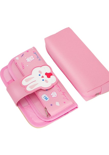 Kızlar Pembe Tavşan Kalem Kutusu Büyük Kapasiteli Karikatür Kalem Kutusu Ilkokul Öğrencisi Sevimli Kalem Kutusu (Yurt Dışından) fiyatları