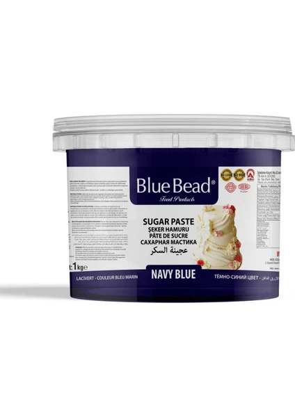 Blue Bead Lacivert Şeker Hamuru 1 KG