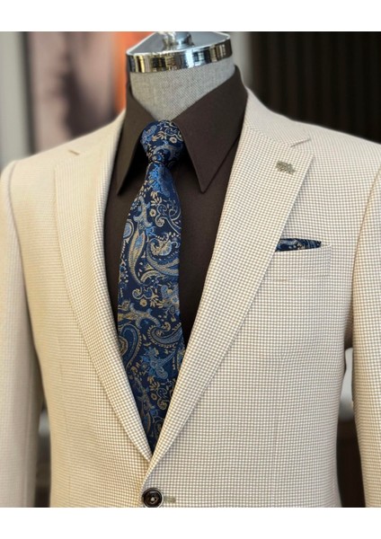 İtalyan stil slim fit torba cep erkek ceket bej T12240 fırsatları