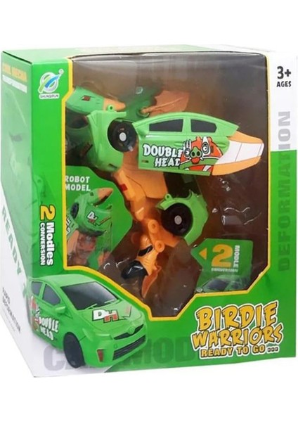 Ctoys Kuşa Dönüşebilen Oyuncak Araba 339-60 Yeşil