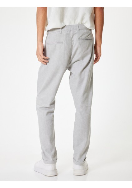 Keten Chino Pantolon Cep Detaylı fırsatları