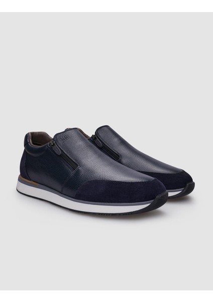 Lacivert Fermuarlı Erkek Sneaker fiyatları