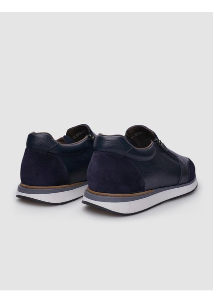 Lacivert Fermuarlı Erkek Sneaker modelleri