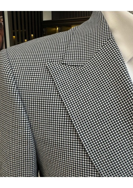 İtalyan stil slim fit kruvaze erkek ceket siyah T12227 modelleri