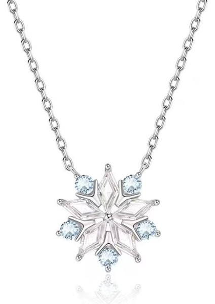 Hediye Kız Arkadaş Mizaç Köprücük Kemiği Zincir Buz Kolye (Yurt Dışından)