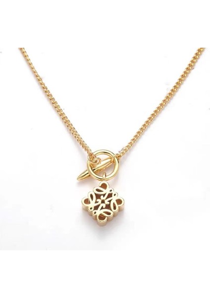 Yüz Eşleşen Süveter Zinciri Içi Boş Moda Köprücük Kemiği Zinciri (Yurt Dışından)