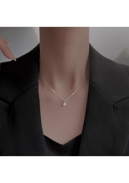 Su Damlaları Zirkonya Kolye Yüzlerce Kilit Kemik Zincir Kız Arkadaşa Hediye (Yurt Dışından) fiyatları