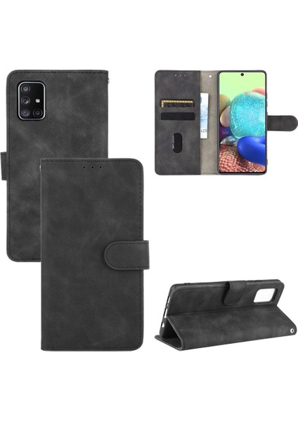 Kart Tutucu Kickstand Tam Koruma ile Samsung Galaxy A71 5g Için Kılıf (Yurt Dışından)