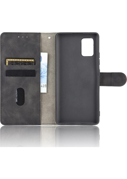Kart Tutucu Kickstand Tam Koruma ile Samsung Galaxy A71 5g Için Kılıf (Yurt Dışından)