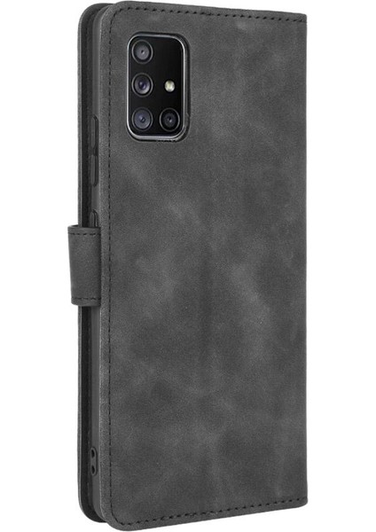 Kart Tutucu Kickstand Tam Koruma ile Samsung Galaxy A71 5g Için Kılıf (Yurt Dışından)
