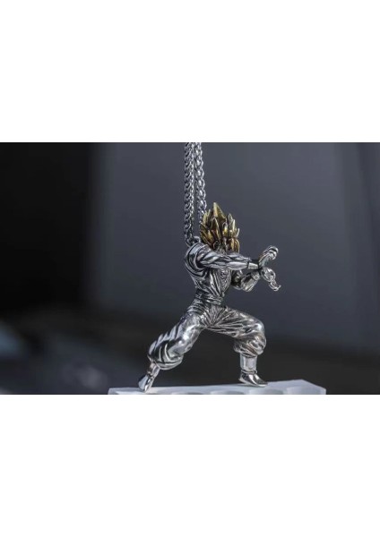 Dragonball Kolye Süper Saiyan Kolye Anime Çevresel Köprücük Kemiği Zinciri (Yurt Dışından) modelleri