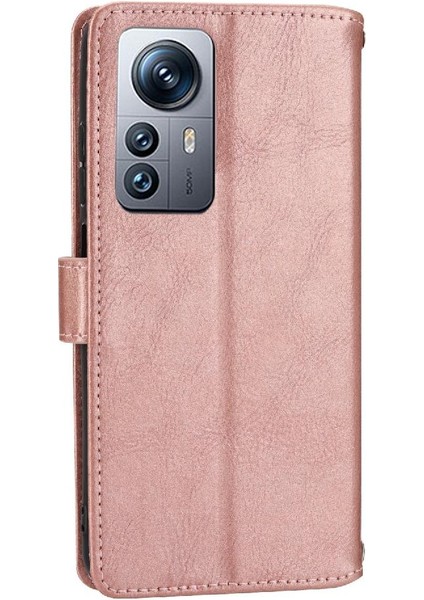 Xiaomi 12 Lite Için Flip Case Pu Deri Kayış Kart Tutucu Kickstand (Yurt Dışından)