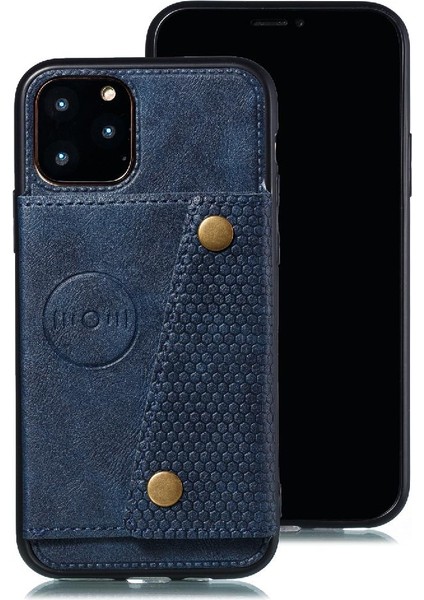 Iphone 11 Için Cüzdan Durumda Darbeye Koruyucu Buit Demir Kickstand (Yurt Dışından)