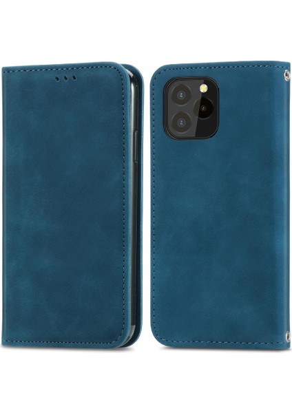 Oukitel C21 Pro Kordon Fermuar Deri Kılıf Cüzdan Için Kılıf Basit (Yurt Dışından)