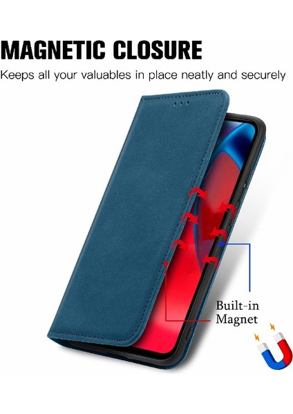 Moto G Stylus 5g Aşk Cüzdan Kılıf Fermuar Kordon Için Kılıf (Yurt Dışından)