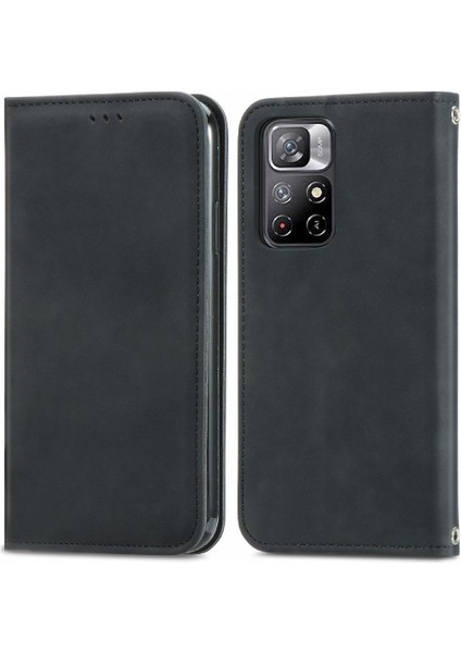 Redmi Not 11 Için Kılıf Basit Iş Cüzdan Deri Kılıf Darbeye (Yurt Dışından) fırsatları
