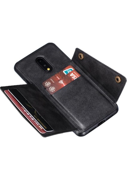 Oneplus 7/6t Cüzdan Kılıf Kart Tutucu Buit Için Cüzdan Kılıf (Yurt Dışından)
