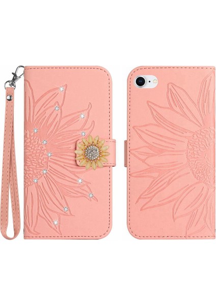 Iphone 7/8/se Telefon Kılıfı Flip Cüzdan Kredi Kartı Kartı Tutucu Tpu (Yurt Dışından)