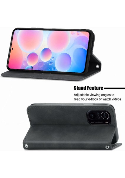 Redmi Için Kılıf K40/K40 Pro Kılıf Cüzdan Kapak Kapak Darbeye (Yurt Dışından) fırsatları