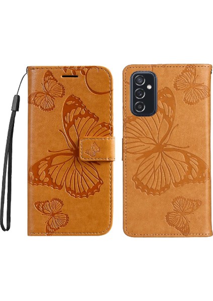 Samsung Galaxy M52 5g Darbeye Kapak Flip Kickstand Pu Deri (Yurt Dışından)