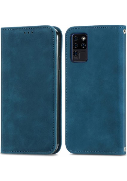 Oukitel C21 Basit Iş Deri Çanta Kordon Cüzdan Fermuar Için Kılıf (Yurt Dışından)