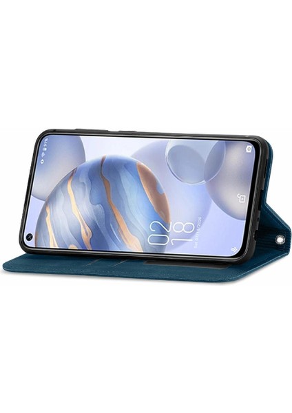 Oukitel C21 Basit Iş Deri Çanta Kordon Cüzdan Fermuar Için Kılıf (Yurt Dışından)