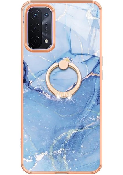 Oppo A93 5G/A93S 5g Tampon Için Kılıf 360 &deg; Dönebilir Yüzük Mermer Darbeye (Yurt Dışından) modelleri